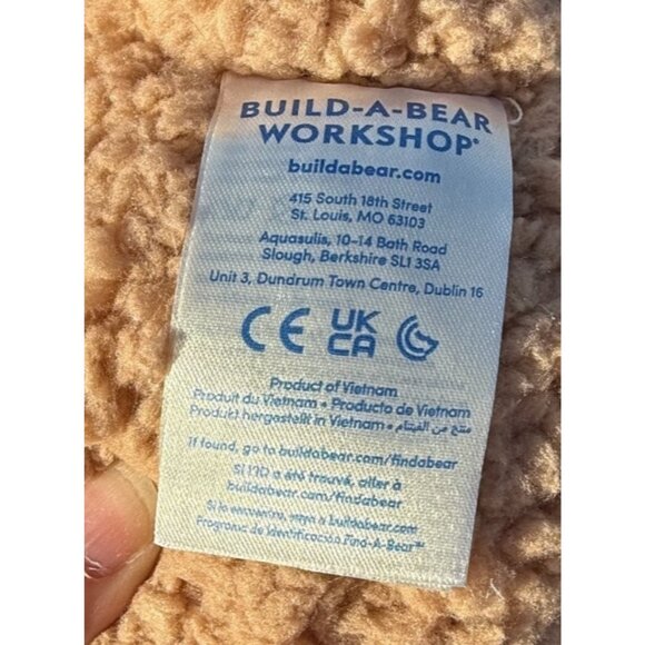 Build A Bear Plush Stuffed Timeless Teddy Wooly Tan Coat Support Pet Toy - Picture 15 of 16